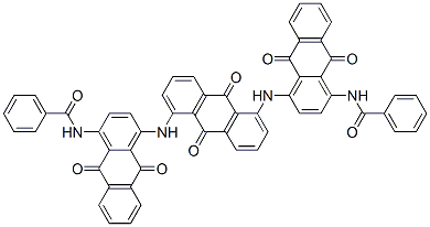 67892-98-2,N,N'-[(9,10-dihydro-9,10-dioxoanthracene-1,5-diyl)bis[imino(9,10-dihydro-9,10-dioxoanthracene-1,4-diyl)]]bisbenzamide