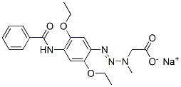 67893-44-1,sodium [3-[4-(benzoylamino)-2,5-diethoxyphenyl]-1-methyl-2-triazenyl]acetate