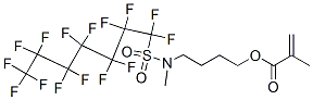 67906-38-1,4-[methyl[(pentadecafluoroheptyl)sulphonyl]amino]butyl methacrylate