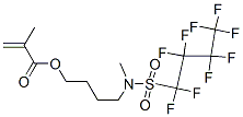 67906-39-2,4-[methyl[(nonafluorobutyl)sulphonyl]amino]butyl methacrylate