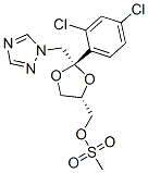 67914-86-7,cis-2-(2,4-Dichlorophenyl)-2-(1H-1,2,4-triazol-1-ylmethyl)-1,3-dioxolan-4-ylmethyl methanesulphonate