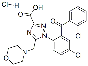 67935-96-0,1-[4-chloro-2-(2-chlorobenzoyl)phenyl]-5-(morpholinomethyl)-1H-1,2,4-triazole-3-carboxylic acid monohydrochloride