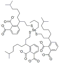 67939-28-0,(butylstannylidyne)tris(thioethylene) triisooctyl triphthalate