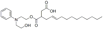 67952-64-1,1-[2-[(2-hydroxyethyl)anilino]ethyl] hydrogen 2-dodecenylsuccinate