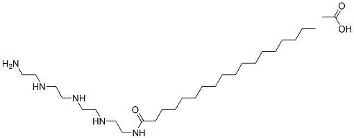 67953-23-5,N-[2-[[2-[[2-[(2-aminoethyl)amino]ethyl]amino]ethyl]amino]ethyl]stearamide monoacetate