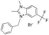 67990-33-4,1,2-dimethyl-3-(benzyl)-5-(trifluoromethyl)-1H-benzimidazolium bromide