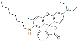 68003-47-4,6'-(diethylamino)-3'-methyl-2'-(octylamino)spiro[isobenzofuran-1(3H),9'-[9H]xanthene]-3-one