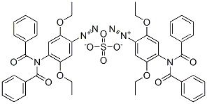 68015-97-4,4-[bis(benzoyl)amino]-2,5-diethoxybenzenediazonium sulphate