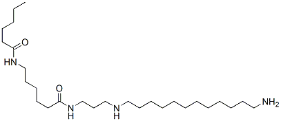 68039-21-4,N-[3-[(12-aminododecyl)amino]propyl]-6-[(1-oxohexyl)amino]hexanamide