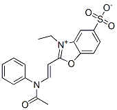 68083-28-3,2-[2-(acetylphenylamino)vinyl]-3-ethyl-5-sulphonatobenzoxazolium