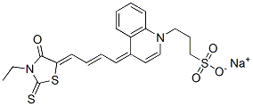 68107-18-6,1(4H)-QUINOLINEPROPANESULFONIC ACID, 4-[4-(3-ETHYL-4-OXO-2-THIOXO-5-THIAZOLIDINYLIDENE)-2-BUTENYLIDENE]-, SODIUM SALT