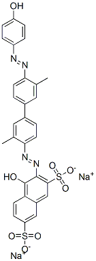 68109-58-0,disodium 4-hydroxy-3-[[4'-[(4-hydroxyphenyl)azo]-3,3'-dimethyl[1,1'-biphenyl]-4-yl]azo]naphthalene-2,7-disulphonate