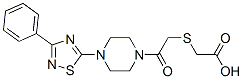681136-34-5,2-({2-OXO-2-[4-(3-PHENYL-1,2,4-THIADIAZOL-5-YL)PIPERAZINO]ETHYL}THIO)ACETIC ACID