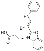 68123-41-1,2-(2-ANILINOVINYL)-3-(2-CARBOXYETHYL)BENZOXAZOLIUM BROMIDE