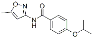 681236-43-1,Benzamide, 4-(1-methylethoxy)-N-(5-methyl-3-isoxazolyl)- (9CI)