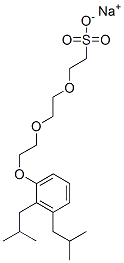 68132-81-0,sodium 2-[2-[2-[bis(2-methylpropyl)phenoxy]ethoxy]ethoxy]ethanesulphonate