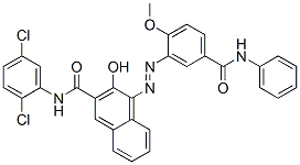 68133-42-6,N-(2,5-dichlorophenyl)-3-hydroxy-4-[[2-methoxy-5-[(phenylamino)carbonyl]phenyl]azo]naphthalene-2-carboxamide