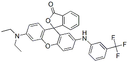 68134-61-2,6'-(diethylamino)-2'-[[3-(trifluoromethyl)phenyl]amino]spiro[isobenzofuran-1(3H),9'-[9H]xanthene]-3-one