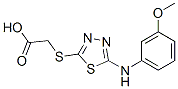 68161-40-0,({5-[(3-METHOXYPHENYL)AMINO]-1,3,4-THIADIAZOL-2-YL}THIO)ACETIC ACID