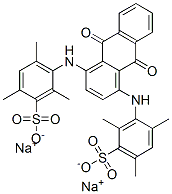 68214-05-1,disodium 3-[[9,10-dioxo-4-[(2,4,6-trimethyl-3-sulfonato-phenyl)amino]a nthracen-1-yl]amino]-2,4,6-trimethyl-benzenesulfonate