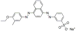 68214-55-1,sodium 3-[[4-[(4-ethoxy-m-tolyl)azo]-1-naphthyl]azo]benzenesulphonate
