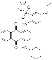 68214-62-0,sodium 2-[[4-(cyclohexylamino)-9,10-dihydro-9,10-dioxo-1-anthryl]amino]-5-ethoxybenzenesulphonate