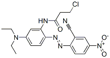 68214-65-3,3-chloro-N-[2-[(2-cyano-4-nitrophenyl)azo]-5-(diethylamino)phenyl]propionamide