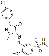 68227-56-5,3-[[1-(4-chlorophenyl)-4,5-dihydro-3-methyl-5-oxo-1H-pyrazol-4-yl]azo]-4-hydroxy-N-methylbenzenesulphonamide