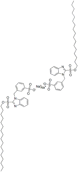 68228-07-9,disodium 2-heptadecyl-1-[(3-sulphonatophenyl)methyl]-1H-benzimidazolesulphonate