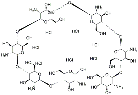 68232-35-9,CHITOHEPTAOSE HEPTAHYDROCHLORIDE