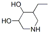 682331-09-5,3,4-Piperidinediol, 5-ethyl- (9CI)