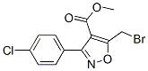 682352-80-3,4-Isoxazolecarboxylicacid,5-(bromomethyl)-3-(4-chlorophenyl)-,methylester(9CI)