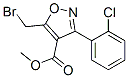 682352-82-5,4-Isoxazolecarboxylicacid,5-(bromomethyl)-3-(2-chlorophenyl)-,methylester(9CI)
