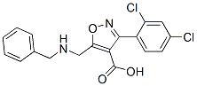 682352-99-4,4-Isoxazolecarboxylic  acid,  3-(2,4-dichlorophenyl)-5-[[(phenylmethyl)amino]methyl]-