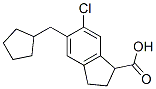68266-57-9,6-chloro-5-(cyclopentylmethyl)-2,3-dihydro-1H-indene-1-carboxylic acid