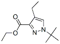 682757-46-6,1H-Pyrazole-3-carboxylicacid,1-(1,1-dimethylethyl)-4-ethyl-,ethylester(9CI)