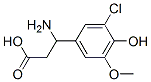 682804-55-3,3-AMINO-3-(3-CHLORO-4-HYDROXY-5-METHOXY-PHENYL)-PROPIONIC ACID