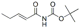 682812-15-3,Carbamic acid, [(2E)-1-oxo-2-pentenyl]-, 1,1-dimethylethyl ester (9CI)