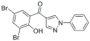 68287-77-4,4-(3,5-DIBROMO-2-HYDROXYBENZOYL)-1-PHENYLPYRAZOLE