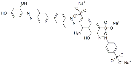68318-35-4,trisodium 4-amino-3-[[4'-[(2,4-dihydroxyphenyl)azo]-3,3'-dimethyl[1,1'-biphenyl]-4-yl]azo]-5-hydroxy-6-[(4-sulphonatophenyl)azo]naphthalene-2,7-disulphonate