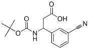 683219-46-7,3-[(tert-butoxycarbonyl)amino]-3-(3-cyanophenyl)propanoic acid