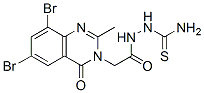 68377-74-2,[[2-(6,8-dibromo-2-methyl-4-oxo-quinazolin-3-yl)acetyl]amino]thiourea