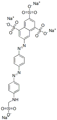 68400-39-5,tetrasodium 7-[[4-[[4-[(sulphonatomethyl)amino]phenyl]azo]phenyl]azo]naphthalene-1,3,5-trisulphonate