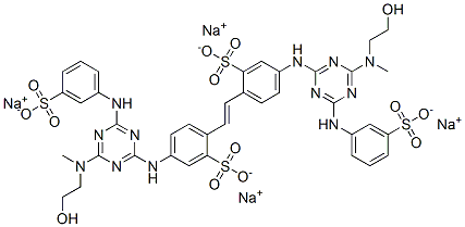 68413-51-4,tetrasodium 4,4'-bis[[4-[(2-hydroxyethyl)methylamino]-6-[(3-sulphonatophenyl)amino]-1,3,5-triazin-2-yl]amino]stilbene-2,2'-disulphonate