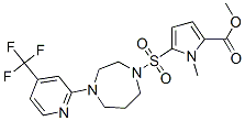 684212-18-8,1H-PYRROLE-2-CARBOXYLIC ACID, 5-[[HEXAHYDRO-4-[4-(TRIFLUOROMETHYL)-2-PYRIDINYL]-1H-1,4-DIAZEPIN-1-YL]SULFONYL]-1-METHYL-, METHYL ESTER