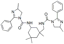 68426-04-0,N-[3-[[[(4,5-dihydro-4-methyl-2-phenyl-1H-imidazol-1-yl)carbonyl]amino]methyl]-3,5,5-trimethylcyclohexyl]-4,5-dihydro-4-methyl-2-phenyl-1H-imidazole-1-carboxamide