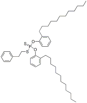 68479-73-2,O,O-bis(dodecylphenyl) S-(phenylethyl) dithiophosphate