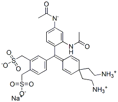 68516-63-2,hydrogen [4-[4-(diethylamino)-3',4'-bis(sulphonatomethyl)benzhydrylidene]cyclohexa-2,5-dien-1-ylidene]diethylammonium, monosodium salt
