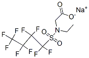 68555-68-0,sodium N-ethyl-N-[(nonafluorobutyl)sulphonyl]glycinate