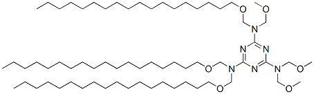 68568-46-7,tris(methoxymethyl)tris[(octadecyloxy)methyl]-1,3,5-triazine-2,4,6-triamine